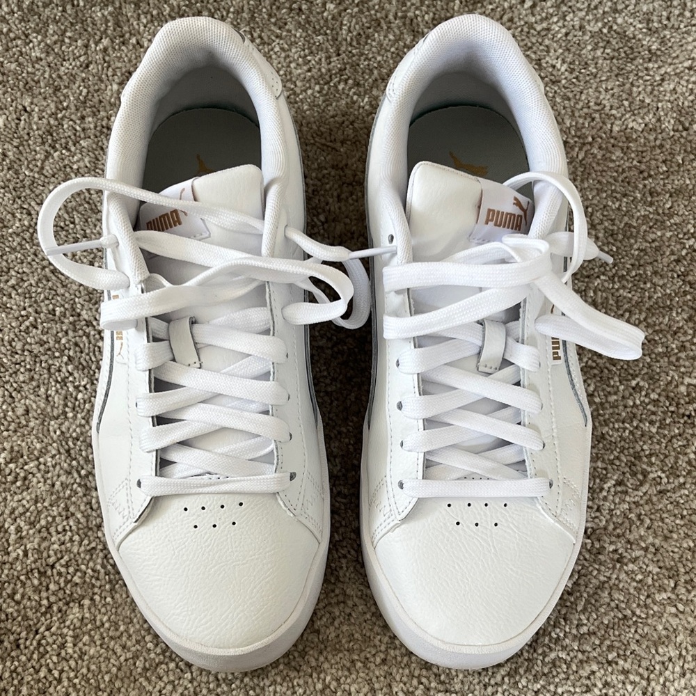 Puma Classic White Leather Sneakers